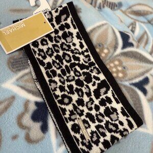 MICHAEL KORS Animal Print Head Band/Neck Band-Warmer